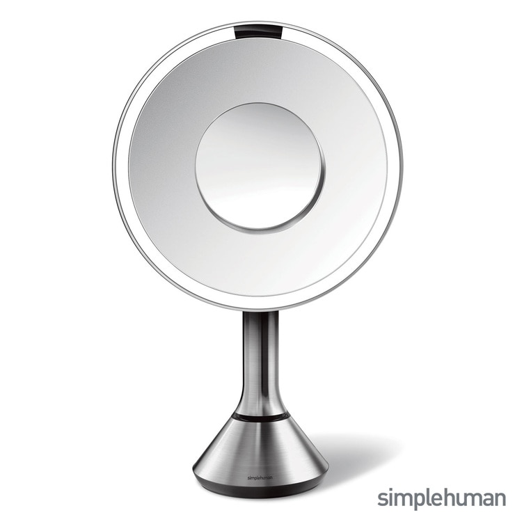 simplehuman 8 inch round sensor makeup mirror pro