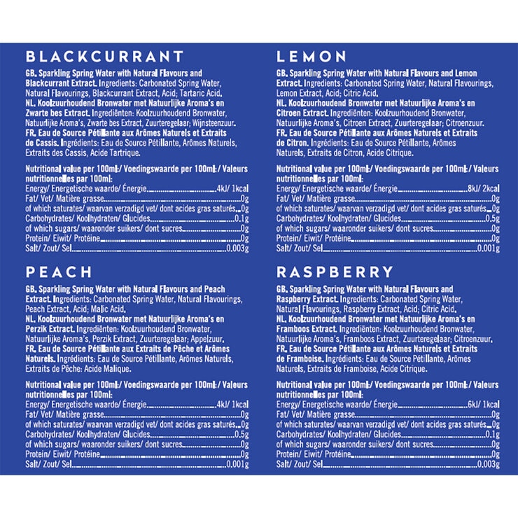 DASH Water Variety Pack, 16 x 330ml