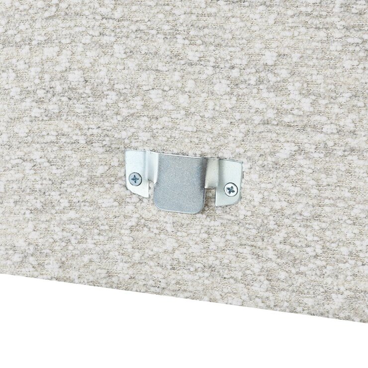 Zyllah Beige Fabric Corner Sofa with Chaise