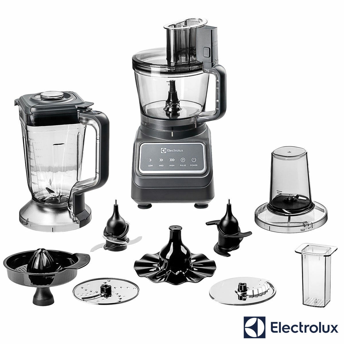 Electrolux SDA2838ELGRY 1000W Multi Food Processor & Blender in Grey
