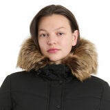 Sanctuary Women's Walker Coat with Faux Fur Hood Sanctuary Women's Walker Coat with Faux Fur Hood
