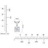 0.50ct Round Brilliant Cut Diamond Solitaire Pendant, 18ct White Gold