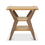Bentley Designs Kristen Light Oak Side Table