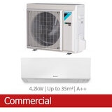 Installed Daikin Perfera 4.2kW Single Split Air Conditioning Unit for Commercial Use