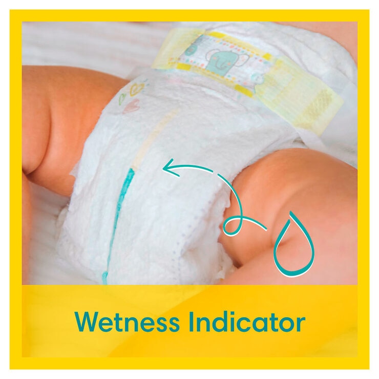 Pampers New Baby Nappies Size 1, 117 x 80 Jumbo+ Pack Costco UK