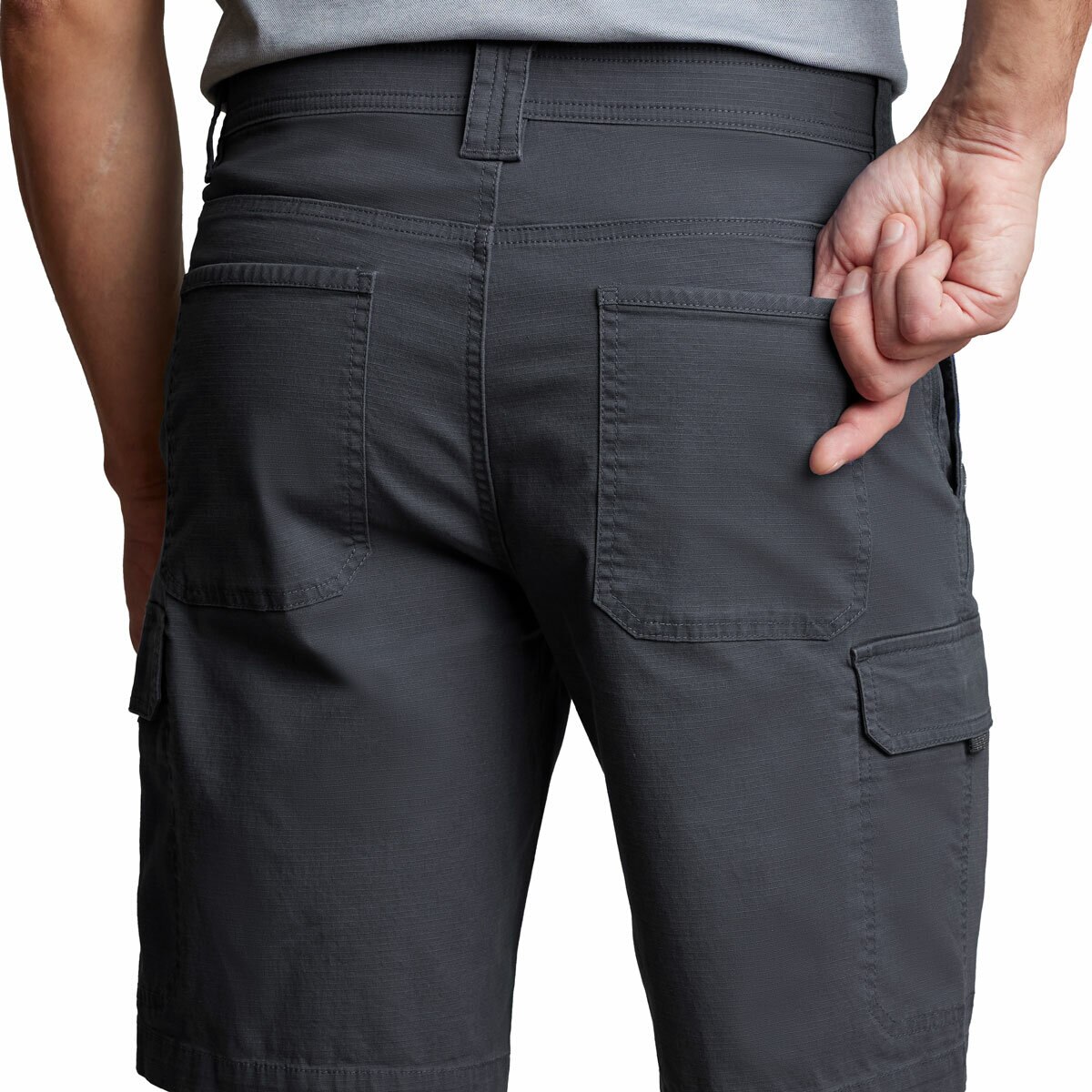 Copper & Oak Mens Cargo Shorts in Blue
