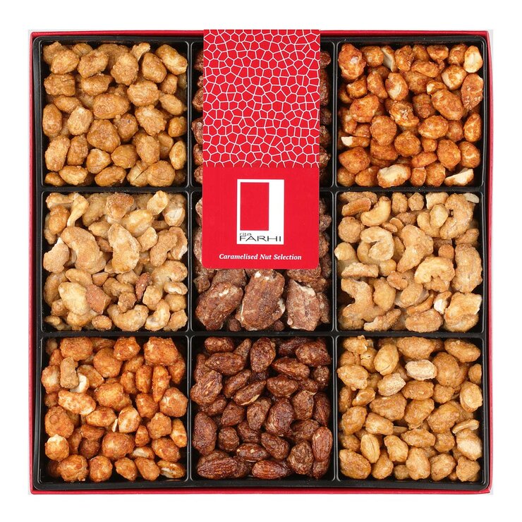 Farhi Caramelised Nut Selection, 770g Farhi Caramelised Nut Selection, 770g
