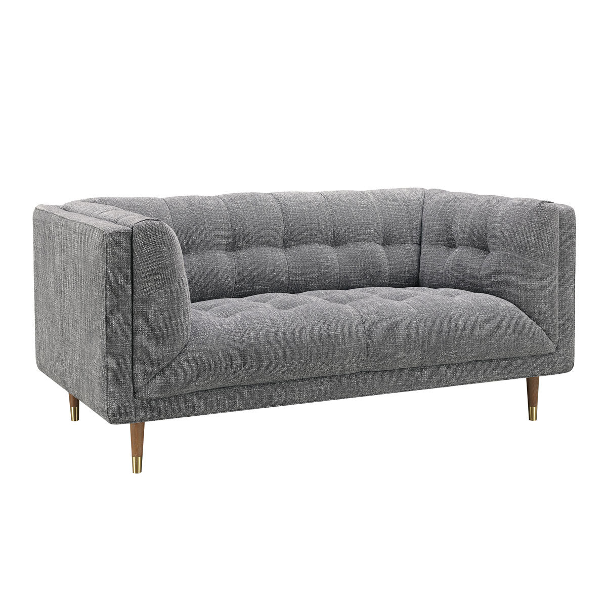 Isla Grey Fabric Large 2 Seater Sofa