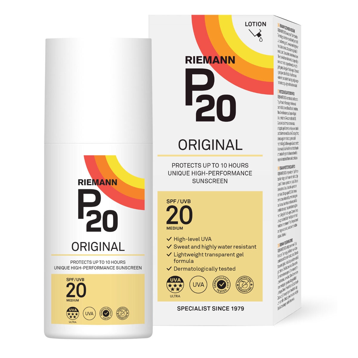 Riemann P20 SPF 20 Lotion, 200ml