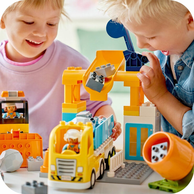 LEGO Duplo Town 3 in 1 Construction Site and Vehicles - Model 10476 (3+ Years)