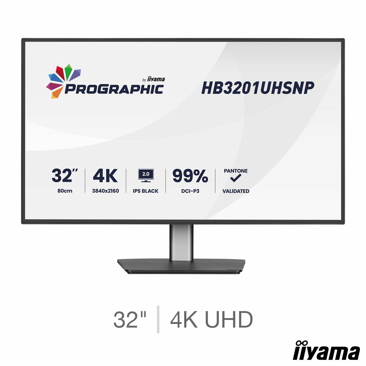 IIYAMA Prographic, 32 Inch LCD, IPS, Monitor, HB3201UHSNP-B1