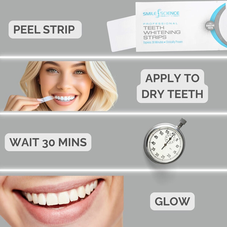 Smile Science Teeth Whitening Strips, 3 x 28pk Smile Science Teeth Whitening Strips, 3 x 28pk