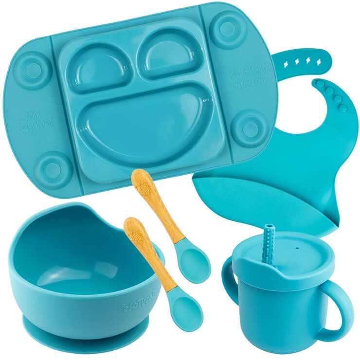 EasyTots Full Weaning Set, 5 Piece in 3 Colours EasyTots Full Weaning Set, 5 Piece in 3 Colours