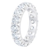 4.70ctw Round Brilliant Cut Diamond Eternity Ring, Platinum