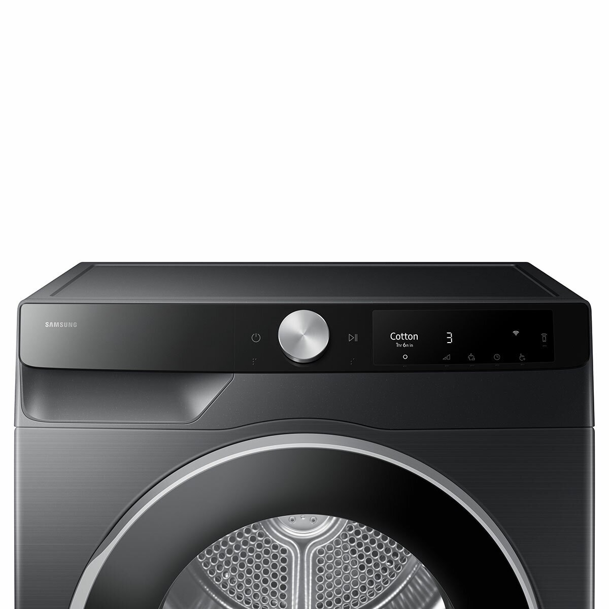 Samsung Series 7 AI Energy DV90T6240LB/S1 9KG Smart Heat Pump Tumble Dryer, A+++ Rated in Black