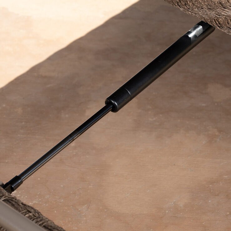 SunVilla Seagrass Woven Chaise Lounge in Herringbone Pattern, 2 Pack