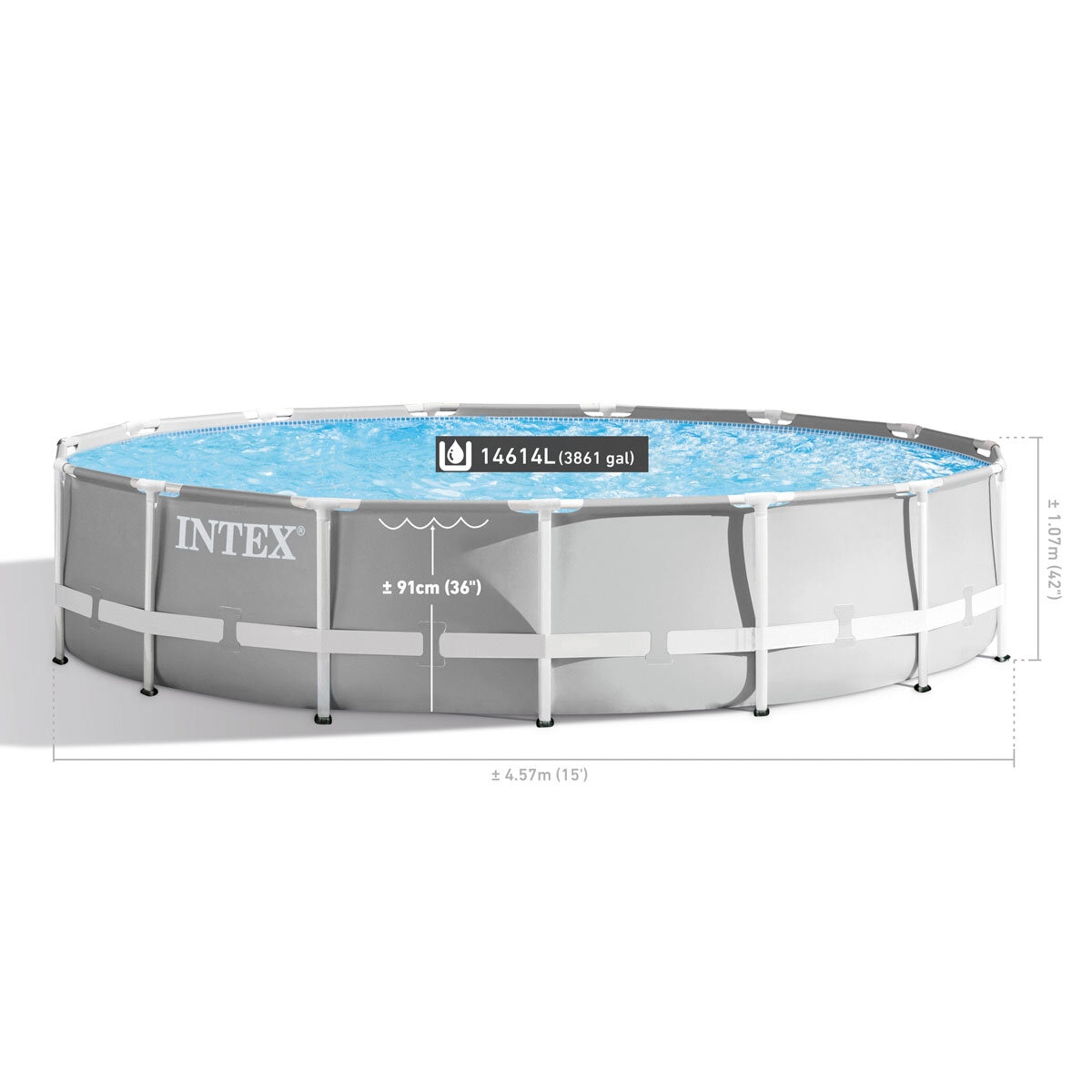 Intex Round15ft Pool