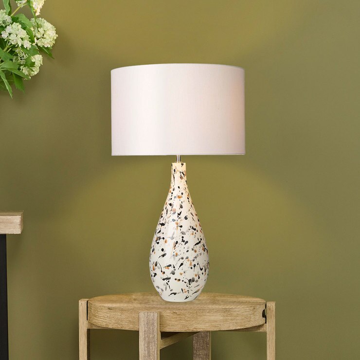 Olka Hand Painted Ceramic Table Lamp Costco UK