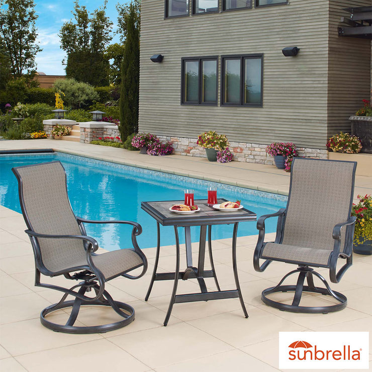 Agio Campbell 3 Piece Sling Rocker Cafe Set Costco Uk Agio Campbell 3 Piece Sling Rocker Cafe Set