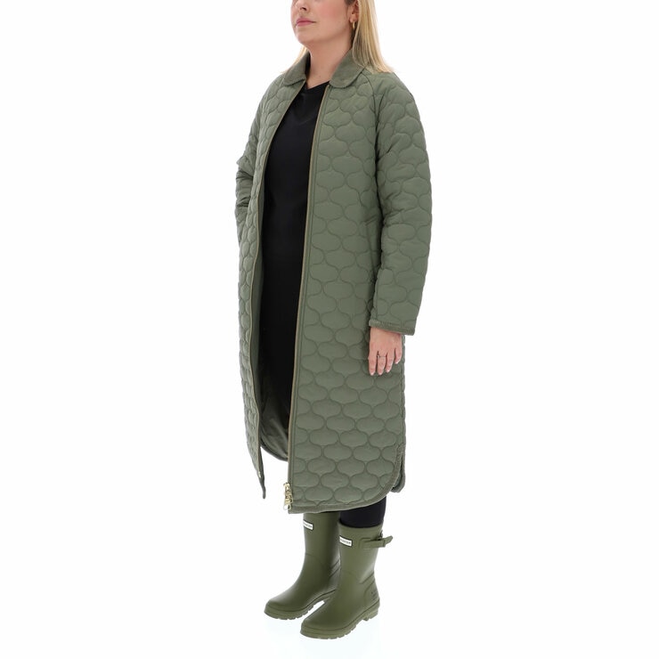 Hunter Women's Quilted Coat in Green