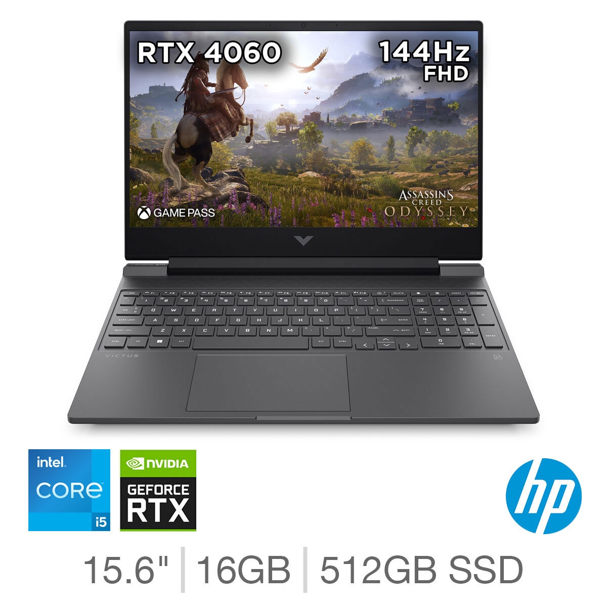 Buy HP Victus, Intel Core i5, 16GB RAM, 512GB SSD, NVIDIA GeForce RTX 4060, 15.6 Inch Gaming Laptop at costo.co.uk