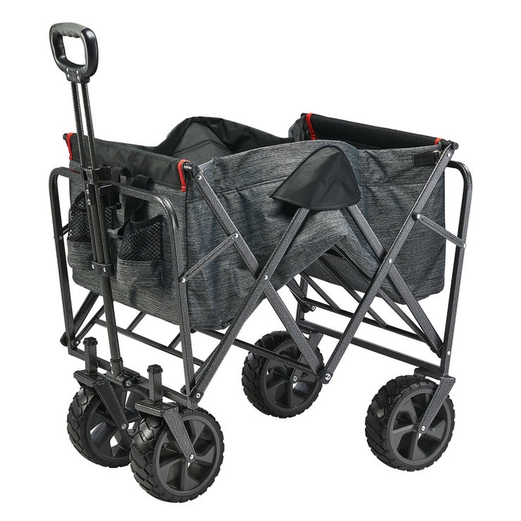 XL Steel Folding Wagon with Cargo Net and All Terrain Wheels Costco UK