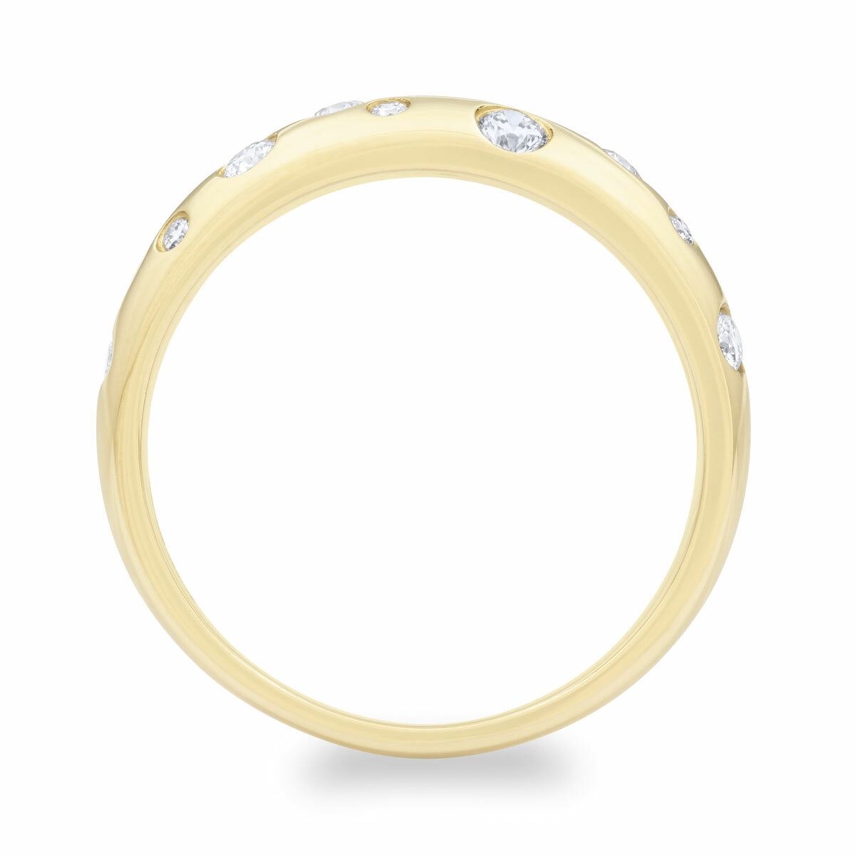 0.40ctw Round Brilliant Cut Diamond Ring , 14ct Yellow Gold