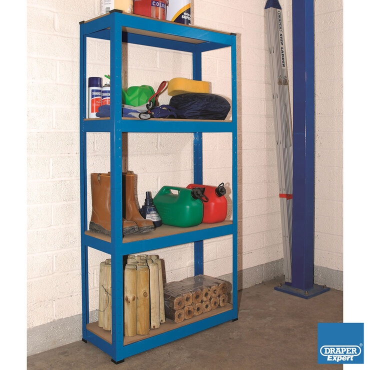 Draper 30" (76cm) Heavy Duty 4 Tier Storage Unit Costco UK