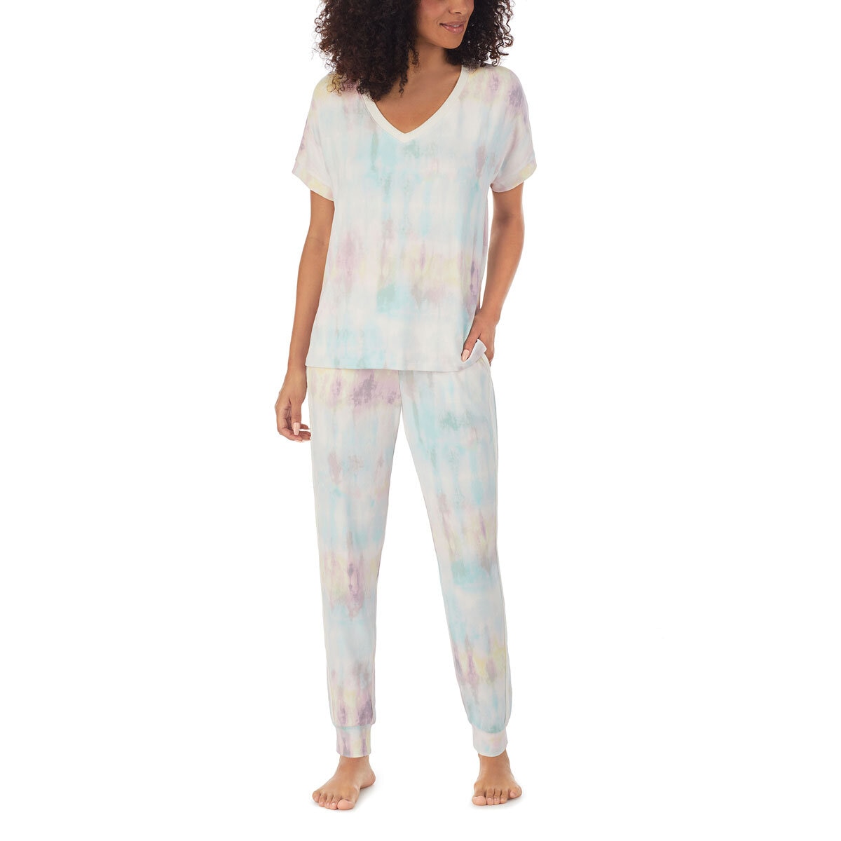 Carole Hochman Midnight 2 Piece Lounge Set in Tie Dye