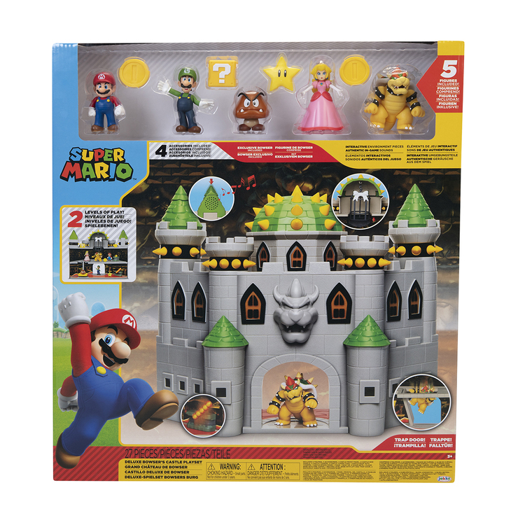 Nintendo™ Bowser Castle Playset With 5 Super Mario™ Figures | Costco UK