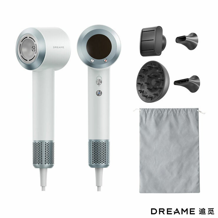 Image of Dreame Glint hairdryer and attachments Image of Dreame Glint hairdryer and attachments