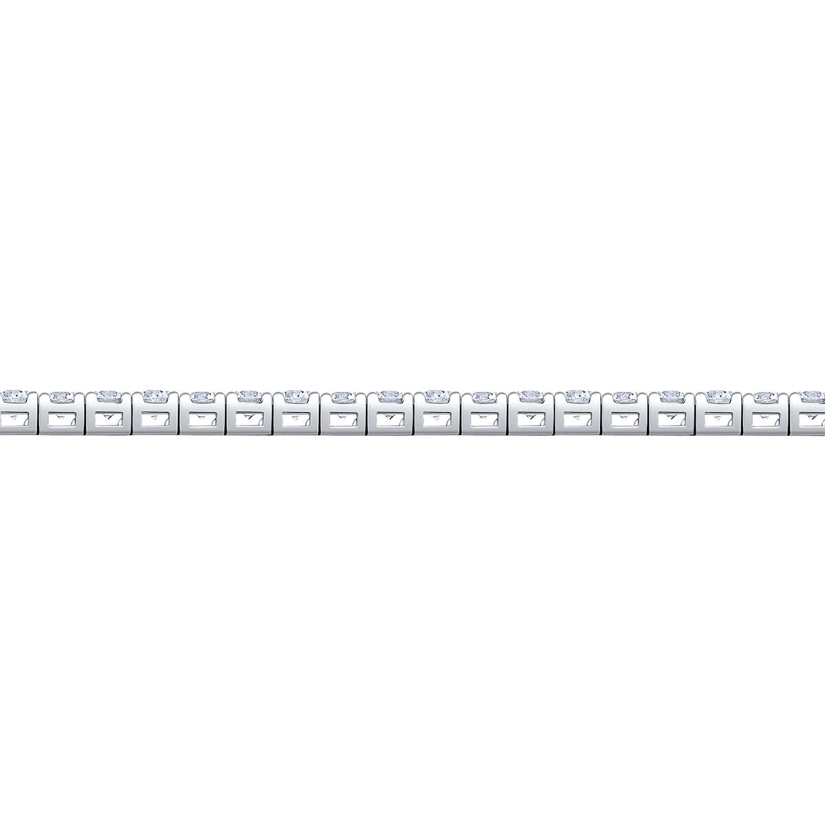 7.00ctw Diamond Tennis Bracelet, 18ct White Gold