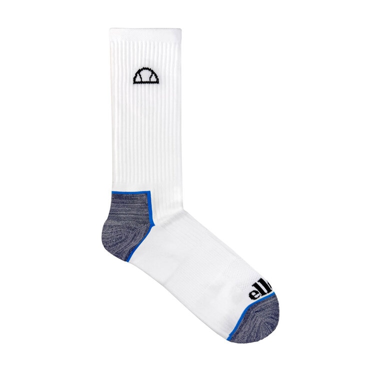 Ellesse Men's Performance Crew Socks 6 Pack in White
