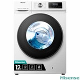 Hisense WFQA1214EVJM, 12kg 1400rpm Washing Machine , A Rated in White
