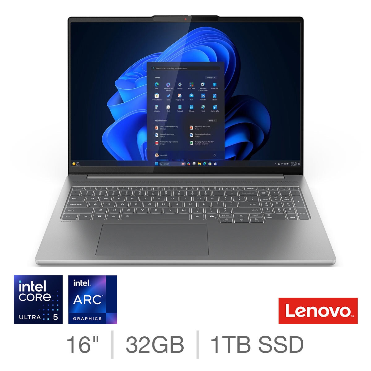 Lenovo IdeaPad Pro 5,INTEL CORE ULTRA5, 32GB RAM, 1TB, 16 Inch Laptop, 83JM004DUK Lenovo IdeaPad Pro 5,INTEL CORE ULTRA5, 32GB RAM, 1TB, 16 Inch Laptop, 83JM004DUK