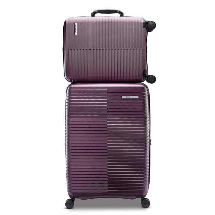 Samsonite StackIT 2 Piece Hardside Suitcase Set, Purple Costco UK