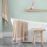Grandeur 100% Cotton Tan Bath Sheets, 2 Pack