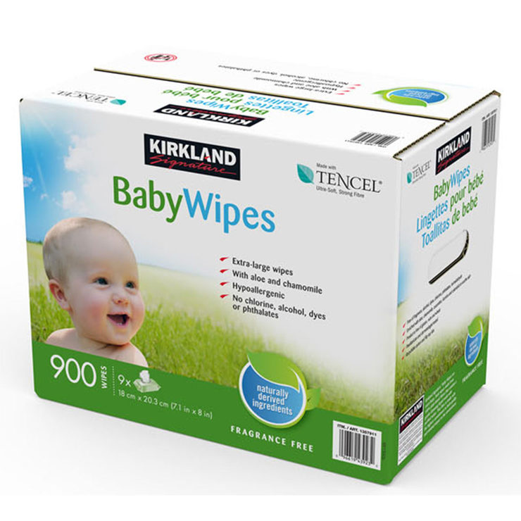 Kirkland Signature Baby Wipes, 9 x 100 Pack Costco UK