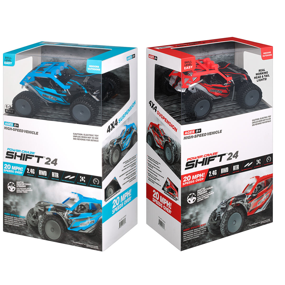 3 Inch (7.6 cm) Power Craze High Speed Remote Control Car (8+ Years)