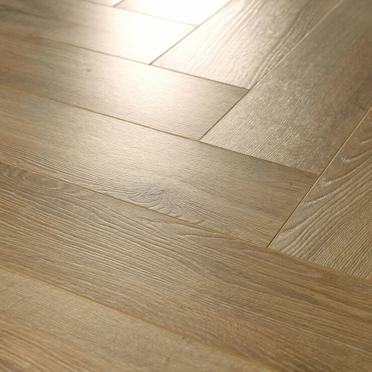 Golden Select Amboise (Oak) Splash Shield AC5 Laminate Herringbone Flooring - 1.179² Per Pack