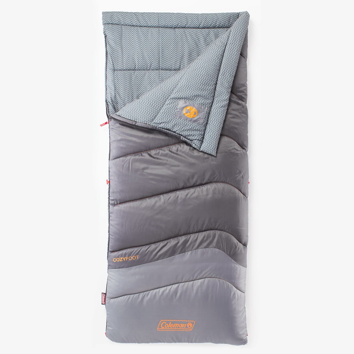 Coleman Cozy Foot Sleeping Bag in Charcoal Costco UK