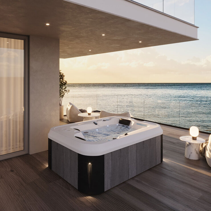 Portcril Essential 2 25-Jet 2 Person Hot Tub - Delivered and Installed