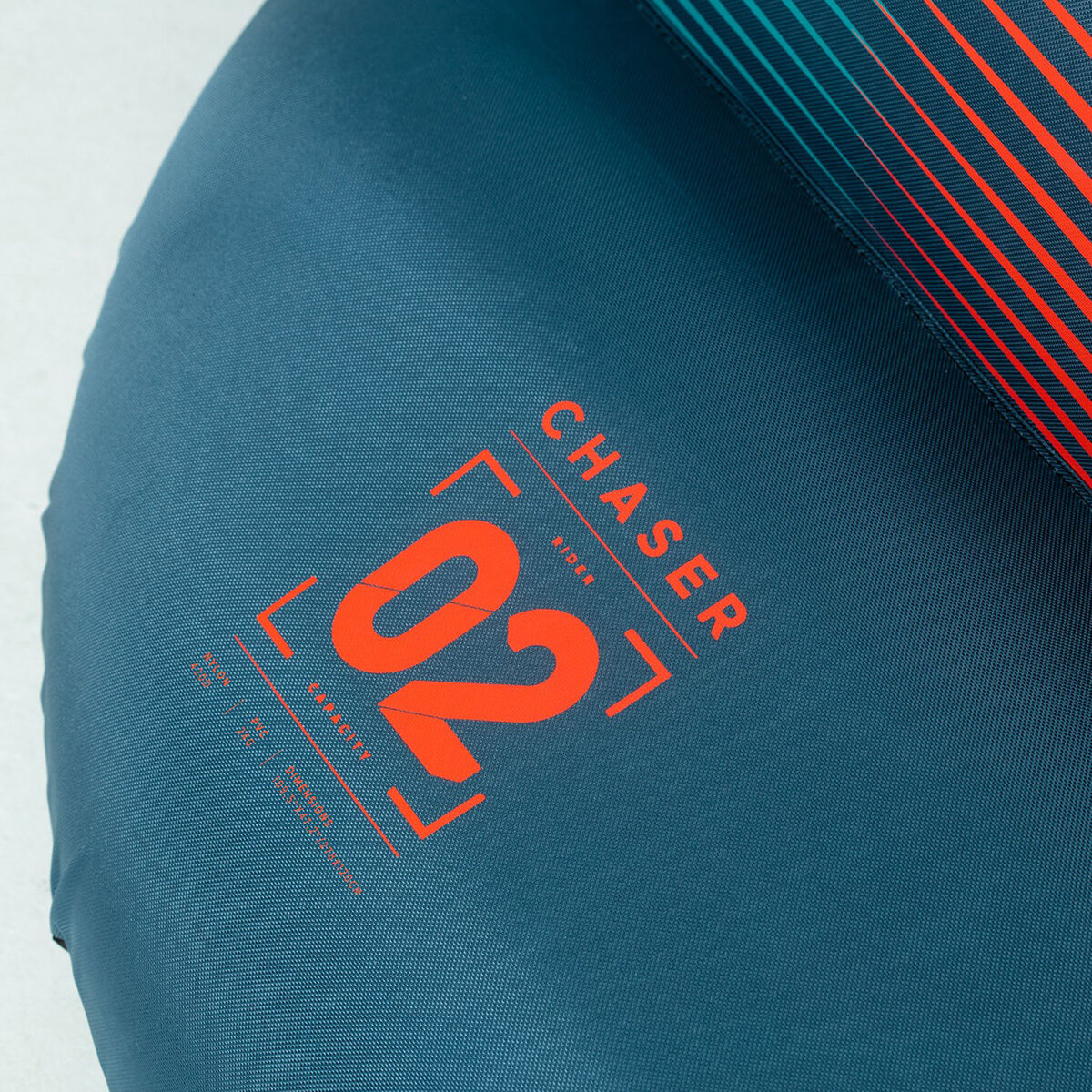 Studio image of the name on the inflatable