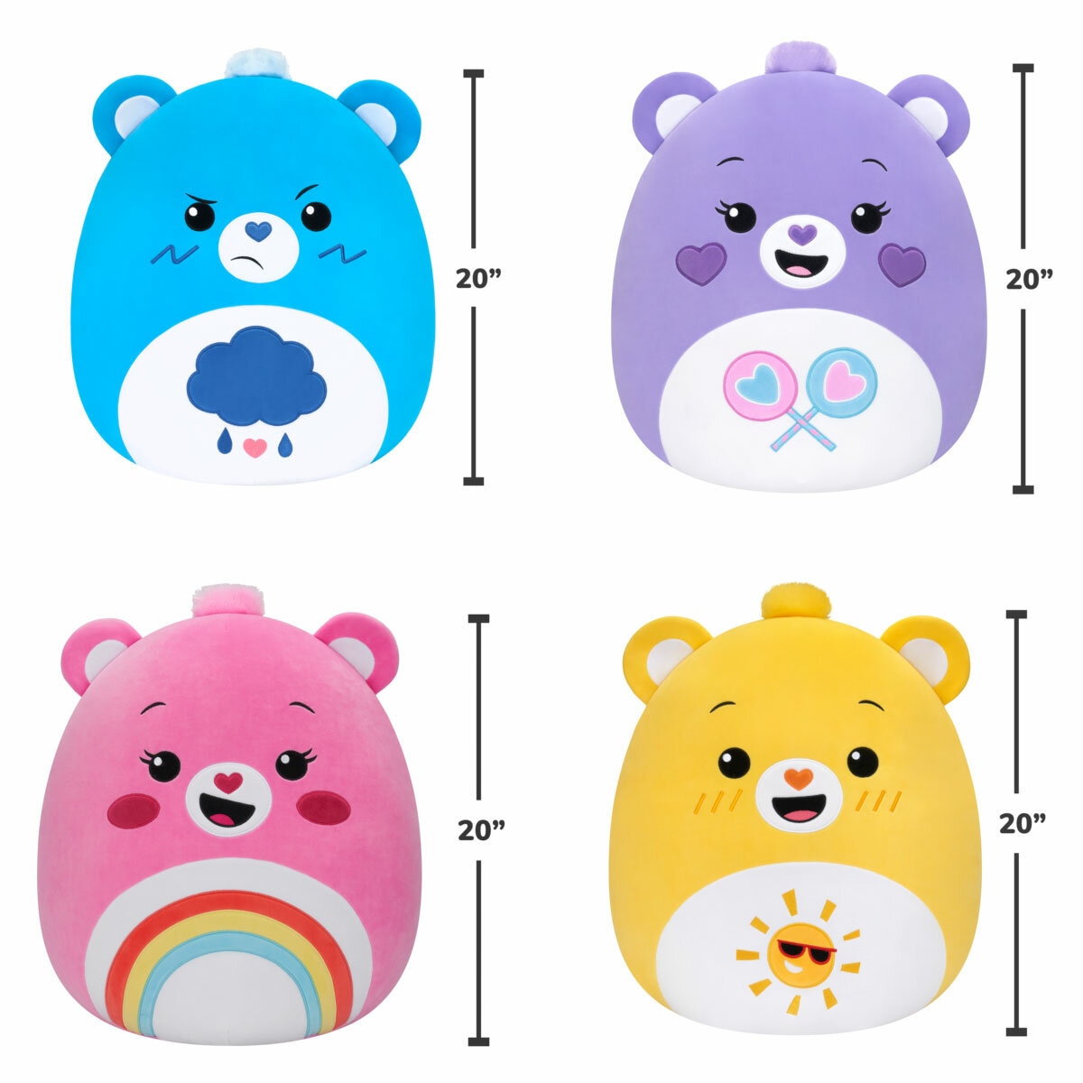 20" Care Bears Squishmallow Jumbo Assorted Plush (3+ Years) 20" Care Bears Squishmallow Jumbo Assorted Plush (3+ Years)