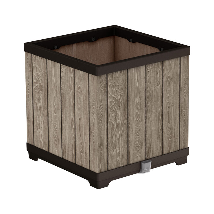 Keter Deco Square Ashwood Planter