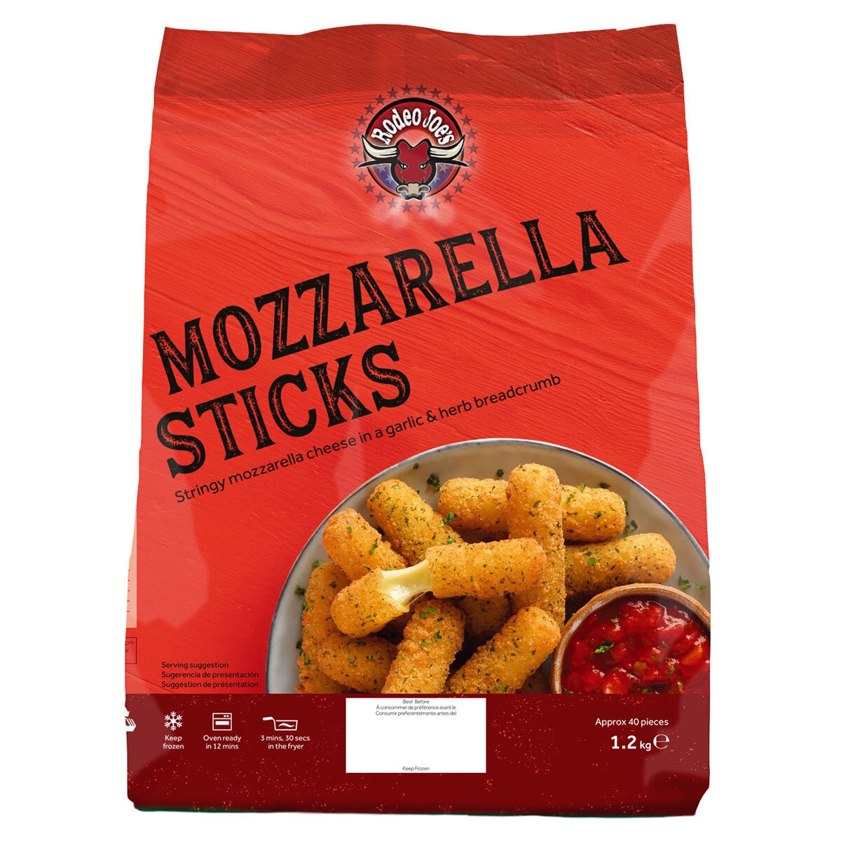 Rodeo Joes Mozzarella Sticks bag