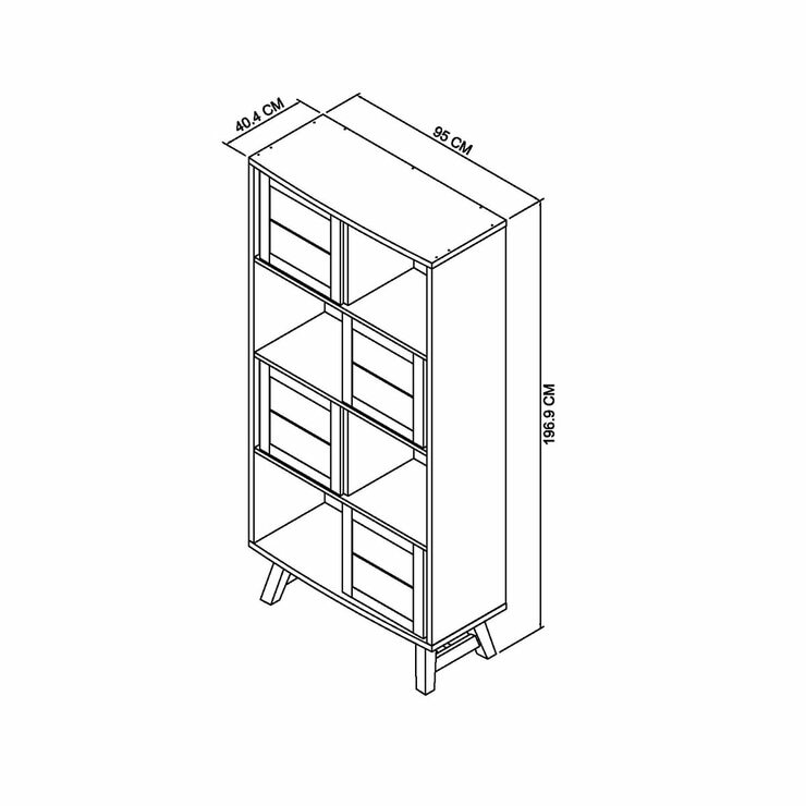 Bentley Designs Camden Weathered Oak & Peppercorn Display Cabinet