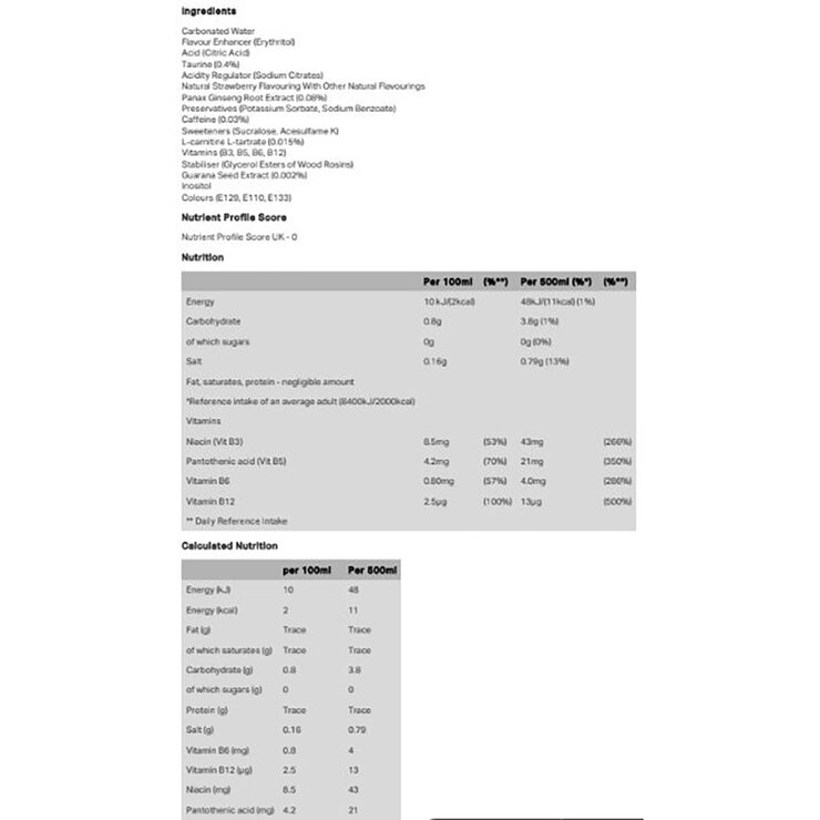 Nutritional Information