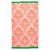 Oversized 100% Cotton Coral Leopard Beach Towel Oversized 100% Cotton Coral Leopard Beach Towel