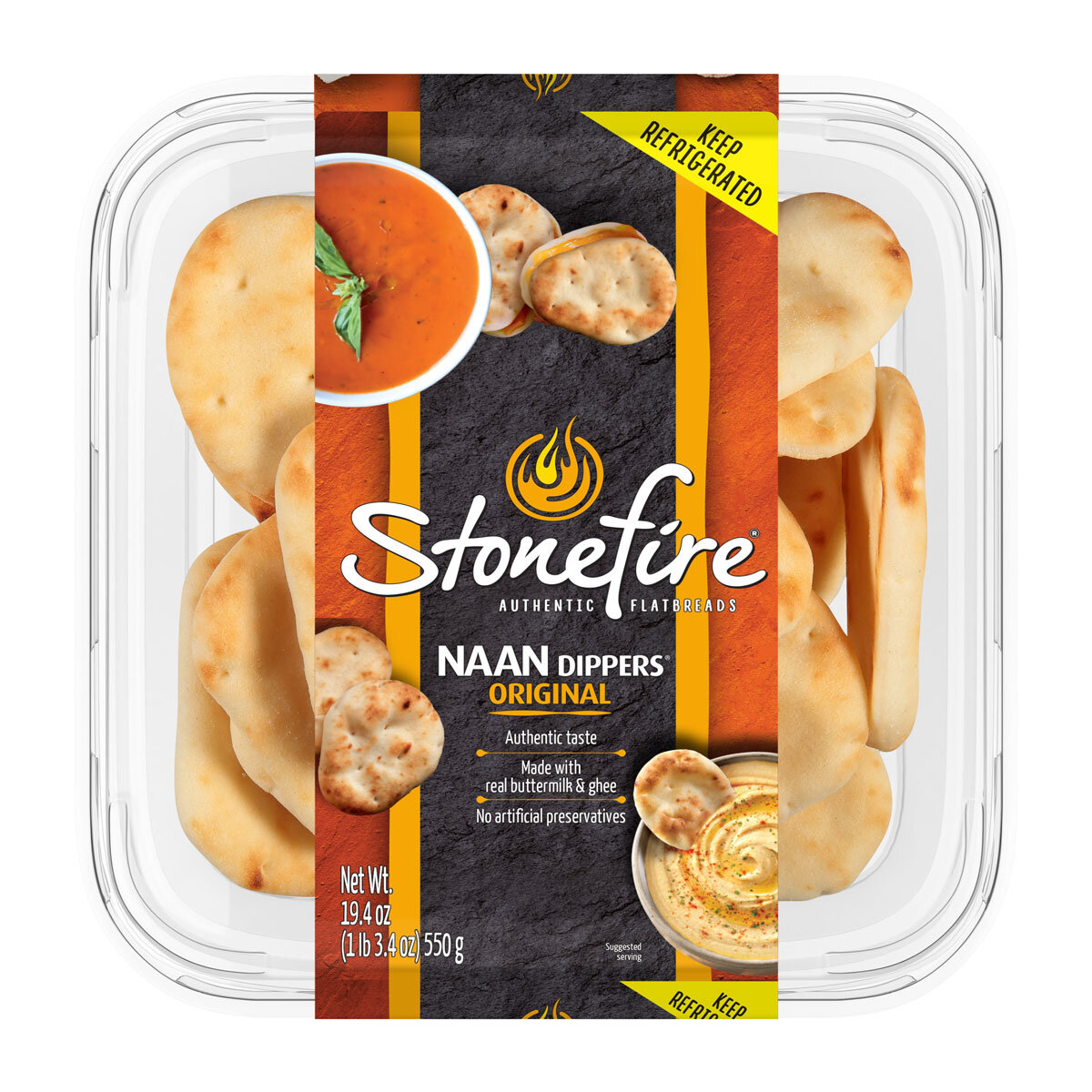 Stonefire Naan Dippers, 550g
